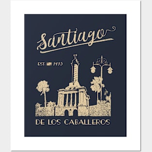 SANTIAGO De Los Caballeros Dominican Republic Vintage Posters and Art